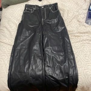 Bershka Black Flare Pants